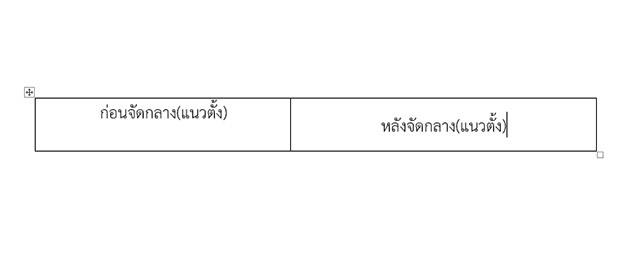 วิธีจัดข้อความตรงกลางเซลล์แนวตั้ง (Vertical alignment) ของตารางใน Microsoft Word 2013 