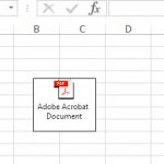 วิธีแทรก(Insert) PDF ไฟล์ลงใน Microsoft Excel 2013