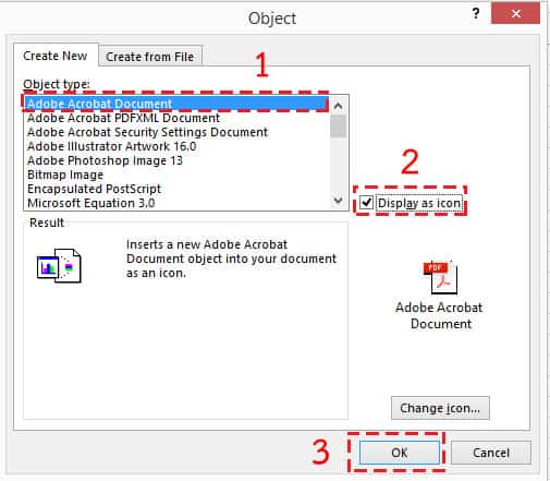 วิธีแทรก(insert) PDF ไฟล์ลงใน Microsoft Excel 2013