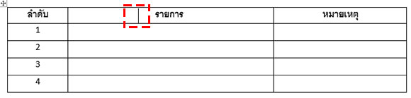 วิธีทำซ้ำให้หัวตารางแสดงทุกหน้า (Repeat Header Rows) ของ Microsoft Word 2013