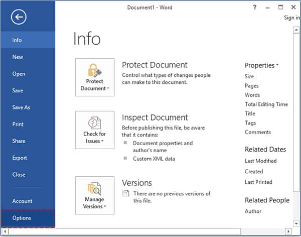 วิธีเปลี่ยนไม้บรรทัด(Ruler) จากนิ้ว(Inches) เป็นเซนติเมตร(Centimeters) ใน Microsoft Word 2013