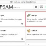 วิธีรวมไฟล์ PDF ด้วยโปรแกรม PDFsam Basic