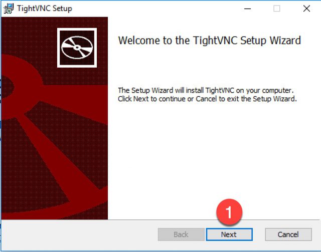 วิธีติดตั้งโปรแกรม TightVNC สำหรับ Microsoft Windows