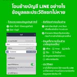 วิธีโอนย้ายบัญชี LINE ให้ข้อมูลและประวัติแชทไม่หาย